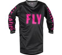 Fly Racing F-16 Motocross Youth Jersey, black-pink, size S