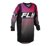 FLY Racing F-16 V26 Youth MX Jersey Black/Red/PurpleL Black,Red,Purple