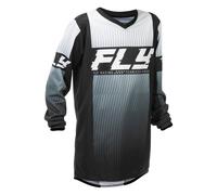 Fly Racing F-16 Youth Moto Motorcycle Motocross MX Jersey Black / White