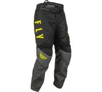 Fly Racing F-16 Youth Motocross Pants, black-yellow, size XS