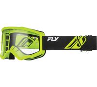 FLY Racing Focus Goggle Black/Hi-Vis - Clear Lens, black-yellow