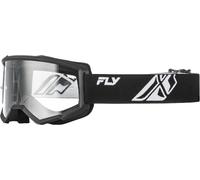 FLY Racing Focus Goggle Black/White- Clear Lens, black-white