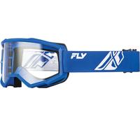 FLY Racing Focus Goggle Blue/White - Clear Lens, white-blue
