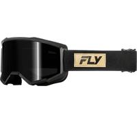 FLY Racing Focus Sand Goggle Black/Tan - Dark Smoke Lens, black
