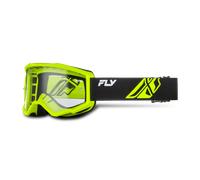 FLY Racing Focus Goggle Black/Hi-Vis - Clear Lens, yellow/black