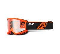 FLY Racing Focus V26 MX Goggles Black/Orange/Clear Black,Orange,Clear