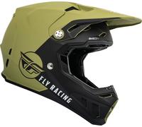 Fly Racing Formula CC Centrum Motocross Helmet, black-white-green, size S for Men
