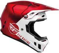 Fly Racing Formula CC Centrum Motocross Helmet, white-red, size L for Men