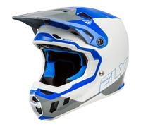 Fly Racing Formula CC Glide Moto Motocross MX Helmet Blue / Light Grey / Grey