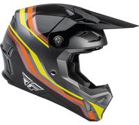 Fly Racing Formula CP S.E Speeder Motocross Helmet, black-red-yellow, size XL for Men