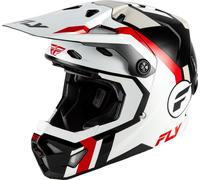 Fly Racing Formula CP Seal, motocross helmet S White/Red/Light Grey/Black