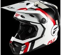 Fly Racing Formula CP Seal, motocross helmet M White/Red/Light Grey/Black