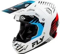Fly Racing Formula CP Slice, motocross helmet XL White/Red/Blue/Black