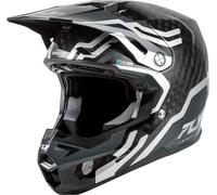 Fly Racing Formula S Carbon Byte, motocross helmet L Carbon/Grey/Black/Silver