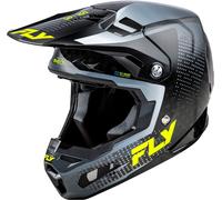 Fly Racing Formula S Carbon Protocol, motocross helmet S Carbon/Black/Grey/Neon-Yellow