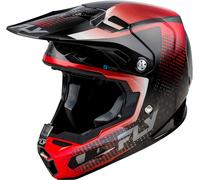 Fly Racing Formula S Carbon Protocol, motocross helmet S Carbon/Black/Red/Grey