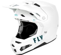Fly Racing Formula S Carbon Solid, motocross helmet XXL White