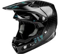 Fly Racing Formula S Carbon Solid, motocross helmet youth YL Carbon/Black
