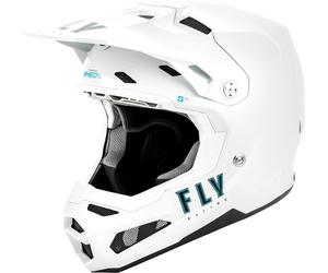 Fly Racing Formula S Carbon Solid, motocross helmet youth YL White