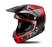 FLY Racing Formula S Protocol MX Helmet Black/Carbon/RedM Black,Carbon,Red