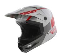 Fly Racing Kinetic Drift Youth Motocross Helmet, grey-silver, size L