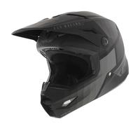 Fly Racing Kinetic Children Youth Offroad MX Helmet Drift Matt Black Grey