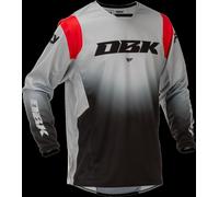 FLY Racing Kinetic DBK V26 MX Jersey Grey/Black/RedS Grey,Black,Red
