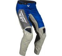 Fly Racing Kinetic Jet Motocross Pants, grey-white-blue, size 32 for Men