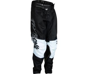 Fly Racing Kinetic Khaos Youth Motocross Pants, black-grey-white, size 24 for Men