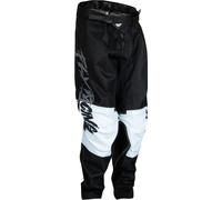 Fly Racing Kinetic Khaos Youth Motocross Pants, black-grey-white, size 26 for Men