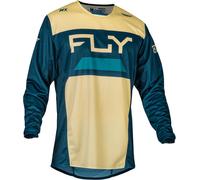 Fly Racing Kinetic Reload 2024 Motocross Jersey, blue-beige, size XL for Men