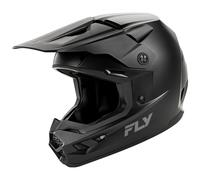 Fly Racing Kinetic Solid Junior Off-road Helmet Black L Kids