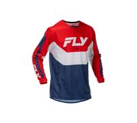 FLY Racing Kinetic V26 MX Jersey Red/White/BlueS Red,White,Blue