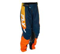 Fly Racing Kinetic Youth Moto Motorcycle Motocross MX Trouser Navy / Orange