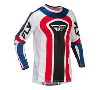 Fly Racing Lite SE Glory Moto Motorcycle Motocross MX Jersey Red / White / Blue