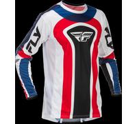 Fly Racing Lite SE Glory MX Jersey Red White Blue Adult Motocross Off-Road
