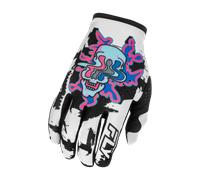 FLY Racing Lite Warp V26 Youth MX Gloves White/Blue/PinkS White,Blue,Pink
