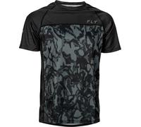 Fly Racing Super D Short Sleeve T-shirt Green M Men M Evergreen Camo / Black