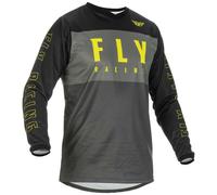 Fly Racing Mx F-16 Long Sleeve T-shirt Grey 14-16 Years Boys,Girls