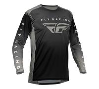 Fly Racing Mx Lite Long Sleeve Jersey Black S Men