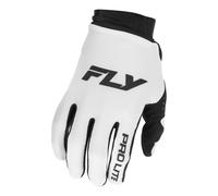 Fly Racing Pro Lite Gloves (White/Black), Size Small