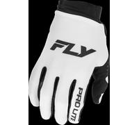 Fly Racing Pro Lite MX Gloves White Black Adult Motocross Off-Road Enduro