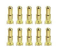 FLY RC 10pcs 4mm to 5mm Low-Profile Bullet Connectors Adapter Plugs Reducers for RC Car ESC Battery (4mm 5mm)