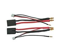 FLY RC 2pcs 4mm Bullet Banana to Female Traxxas TRX LiPo Battery Lead Wire & JST-XH Balance