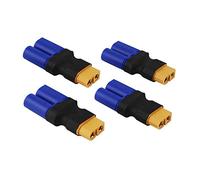 FLY RC 4pcs Female XT60 to Male EC5 Adapter, Male EC5 to Female XT60 Connector Adapter No Wires RC LiPo Battery Connectors