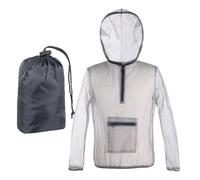 Fly Repellent Clothing | Fly Net Clothing | Insect Proof Mesh Hooded Jacket for Men Adults Hiking Fishing Outdoor