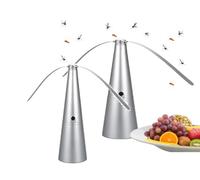 Fly Repellents Fan, Fly Fans For Tables, with Soft Holographic Blades Bug Fan for Outdoor Tables for Outdoor Indoors, Party, Barbecues and Picnics(without Batteries) (2pcs)
