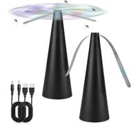 Fly Repellents Fan, USB Rechargeable Fly Fans for Table, 2PC