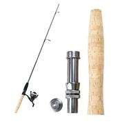 Fly Rod Handle | Non-Slip Lightweight Metal Handle, Rod Building Accessories - for Boat Kayak Shore Lake Pond Outdoor Marine Saltwater Freshwater Dock River Sea