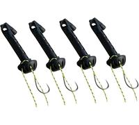 Fly Roost Magnetic Fly Threader, Easy Rigging Tippet Threader for Small Hooks & Flies, Hands-Free Knot Tool, Portable Fishing Accessory for Most Fly Styles, Beginner & Angler Essentials (4pc)